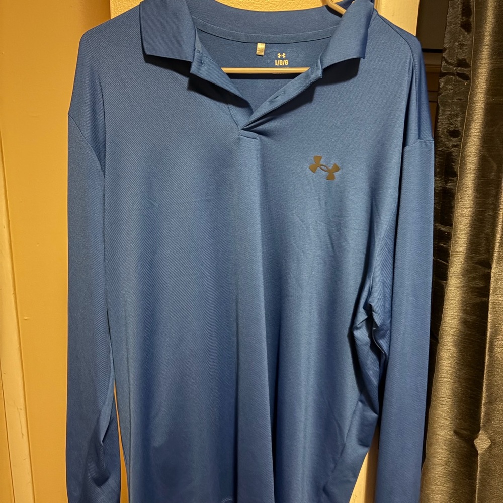 Under Armour Men's Classic Blue Polo